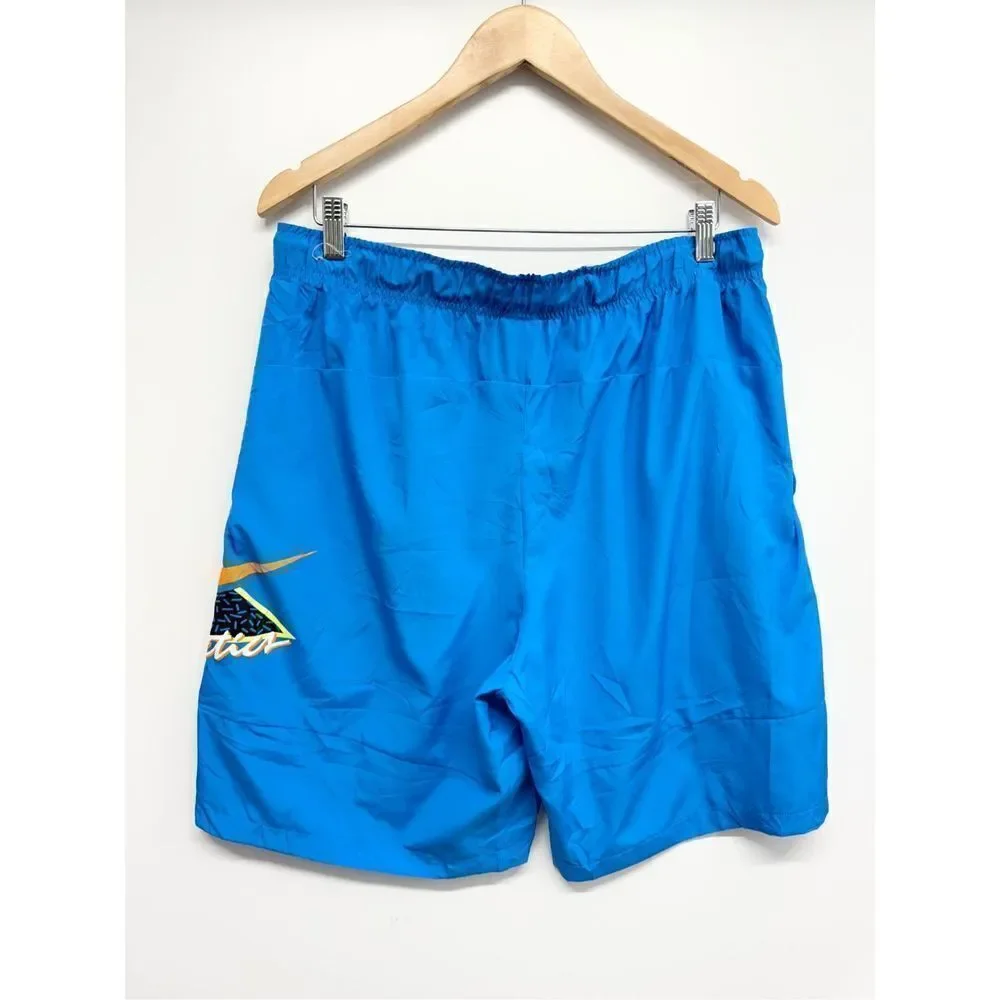 Nike‎ Men’s Graphic Training Shorts Blue Size Large Bermuda